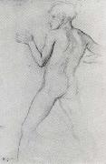 Edgar Degas Study of Boy in Attitude of Defence oil painting picture wholesale